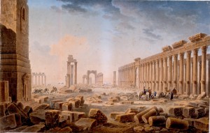 L. F Cassas, les Ruines de Palmyre, 1821 (musée des Beaux-Arts de Tours)